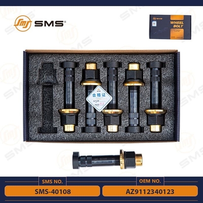 AZ9112340123 SMS-40108 Bolt bánh sau Sinotruk Howo Chiếc khung xe