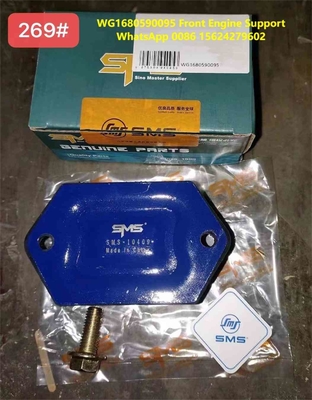 WG1680590095 HOWO Chiếc xe tải phụ tùng A7 Ứng đỡ gắn hỗ trợ động cơ phía trước
