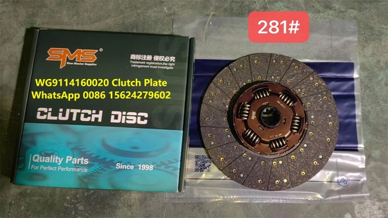 WG9114160020 HOWO Truck Parts Clutch Driven Disc Plate Assembly Bộ phận xe tải